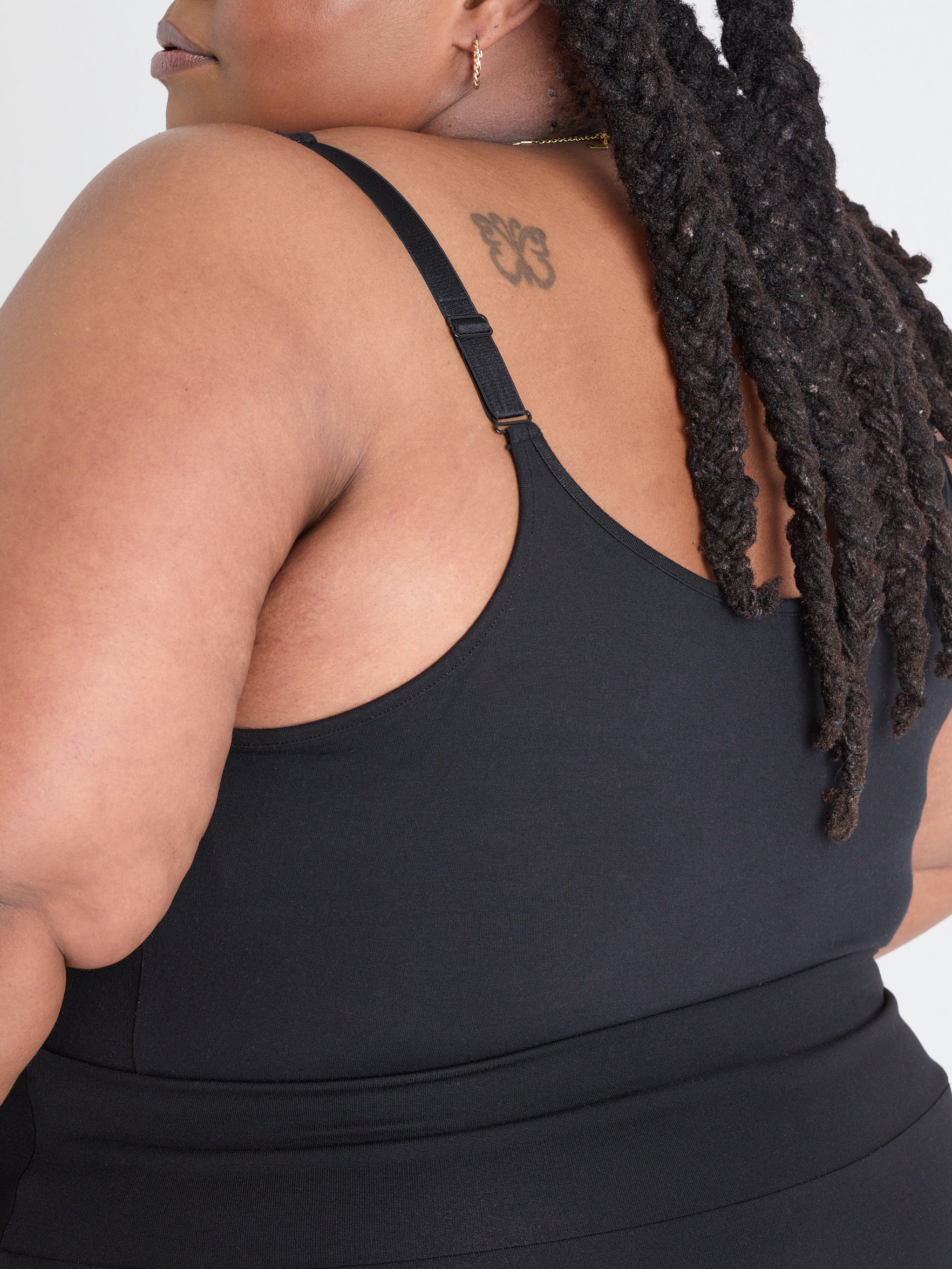 Strappy Cotton Bodysuit